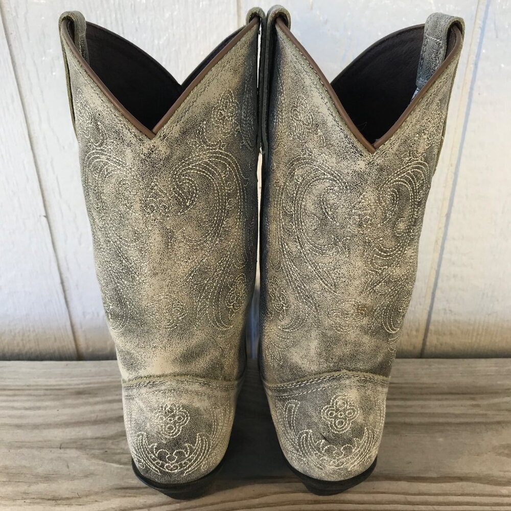Rockin Country Dusti Womens Distressed Sanded Leather Western Boots 9 M RC5093 - Picture 13 of 13